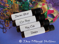 MARDI GRAS Perfume Sampler Set - Set of FOUR 1 ml vials - Artisan Perfume - Mardi Gras Perfume