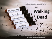 WALKING DEAD inspired PERFUME Sampler - Set #1