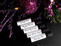 Gothic Little Christmas™ Perfume Sample Set of 5 vials - Christmas Perfume - Winter Perfume - Perfume Samples