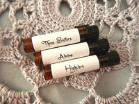 DOWNTON ABBEY inspired PERFUME Sampler Set -  Edwardian Perfume -  Perfume Oil -  3 sample vials