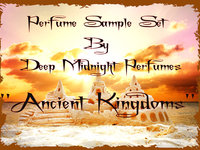 Ancient Kingdoms™ PERFUME Oil Sample Set - Exotic Perfume, Incense, Resins - Set of Three Perfume Sample Vials