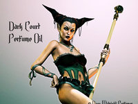 Dark Court™ Perfume Oil - Dark Amber, Frangipani, Honeysuckle, Dark Cedarwood, Vetiver, Black Roses, Cardamom, Allspice - Faerie Perfume