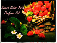 Sweet Briar Path™ Perfume Oil - Ripe Strawberries, Sweet Pea, Black Agarwood, Rhubarb, Cyclamen - Summer Perfume - Berry Perfume