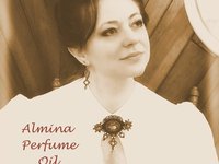 ALMINA Perfume Oil - Violets, Tuberose, Leather, DOWNTON ABBEY inspired - Edwardian Perfume