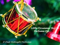 DRUMMER BOY Perfume Oil - Rich Myrrh, Arabian Sandalwood, Frankincense, Cedar, Amber, Pomegranate - Christmas Perfume - Holiday Scent