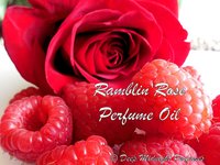 Ramblin' Rose™ Perfume Oil: Sweet Red raspberries, Red Roses, Sandalwood, Jasmine, Spice - Berry Perfume - Summer Perfume