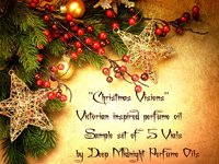 CHRISTMAS VISIONS™ Perfume Sample Set-  Set of 5 Sample Vials, Christmas Perfume - Winter Perfume