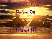 Pyramid of Giza Perfume Oil: white amber, oud, champaka flowers, desert sand, ancient perfume, Seven Wonders™ Perfume Collection