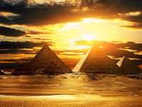 Pyramid of Giza Perfume Oil: white amber, oud, champaka flowers, desert sand, ancient perfume, Seven Wonders™ Perfume Collection