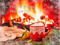 FIRESIDE SWEETS™ Perfume Oil - Oakwood Fire, Milk Chocolate, Grand Marnier, Milk, Marshmallow Cream - Winter Perfume - Christmas Perfume