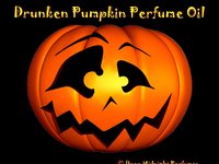 DRUNKEN PUMPKIN™ Perfume Oil - Pumpkin, Cinnamon, Clove, Rum, Deep Dark Resins, Black Amber, Cream - Halloween Perfume - Fall Fragrance