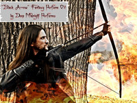 BLACK ARROW Perfume Oil - Deep Dark Resins, Blackened Honey, Smoldering Dragonfire - Fantasy Perfume -Inspired by The Hobbit