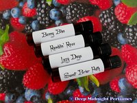 Berry Sweet Perfume Sampler Set: Four 1 ml vials, Berry Perfume - Strawberry Perfume - Raspberry Perfume - Blueberry Perfume - BlackBerry Perfume