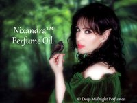 NIXANDRA™ Perfume Oil - Dark Almond, Strawberries, Clover Honey, Musk, Fir, Cedar, Forest Soil - Realms of the Fae Folk™ - Fantasy Perfume