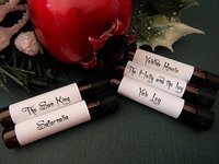 ANCIENT YULE PERFUME Sample Set of 5 vials, Gothic Perfume - Yule Perfume