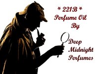 221B Perfume Oil:  Sherlock Holmes inspired, tobacco, claret, oakmoss, woods, leather, basil, lavender, Sherlock Perfume