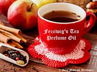 Fezziwig's Tea Perfume Oil - Dark English Tea, Cardamom, Cinnamon, Peppercorn, Apples, Clove, Orange Peel - Chrismas Perfume - Holiday Scent