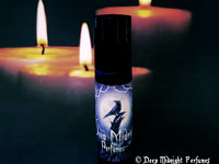 MIDNIGHT BY CANDLELIGHT™ Perfume Oil - Lilac Blossoms, Magnolia, Blueberry Wine, Peach, Vanilla, Sandalwood, Soft Musk - Deep Midnight Perfumes™ 10th Anniversary Perfume