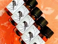 HALLOWS EVE Perfume Sample Set # 1, Halloween Perfume, Vampire Perfume, Gothic Perfume — half dram (2ml) vials