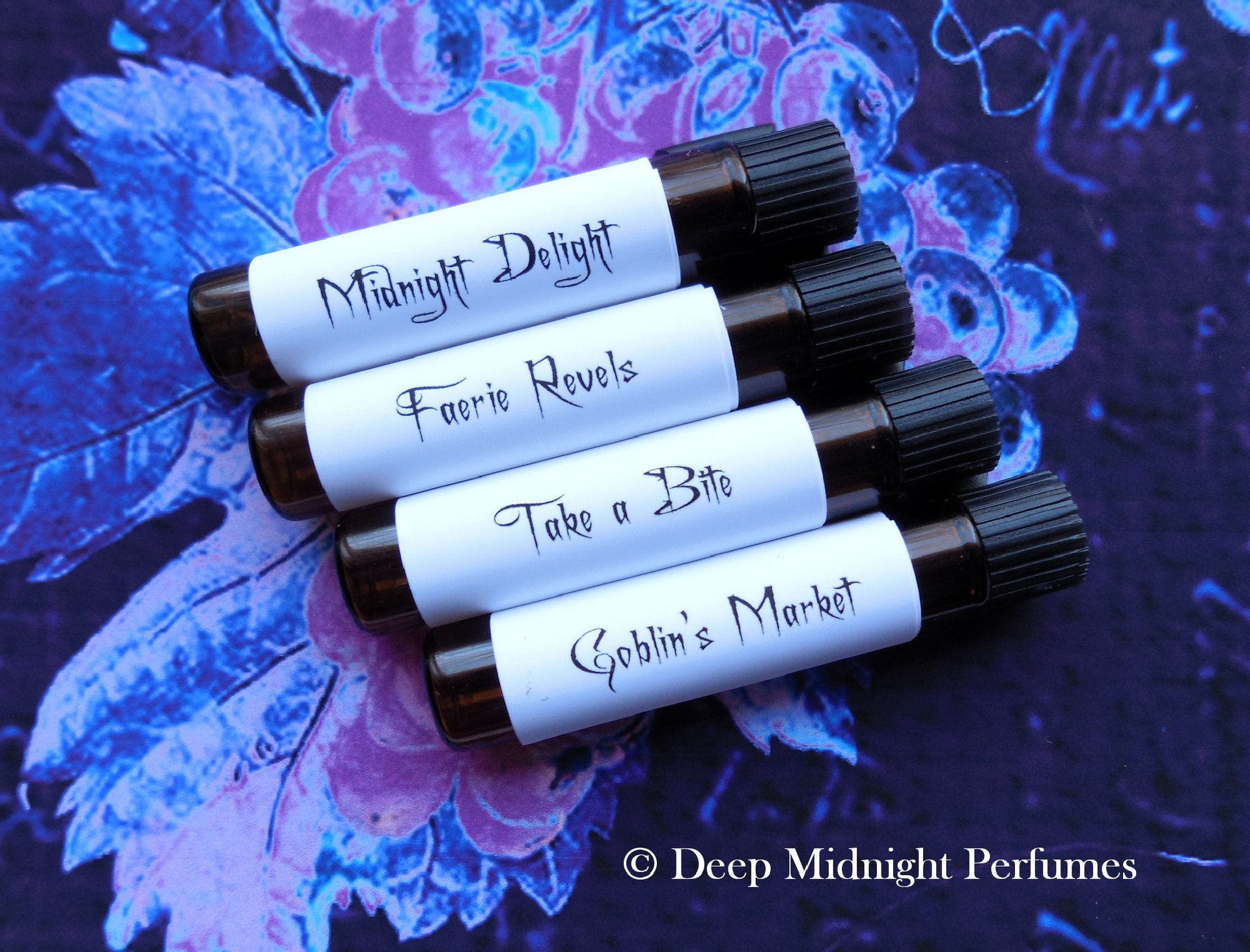 FORBIDDEN FRUITS™ Perfume Sampler Set - Deep Midnight Perfumes™ - Fantasy Perfume