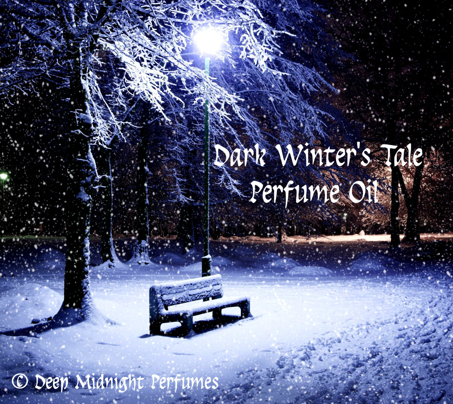 Dark Winter's Tale™ Perfume Oil - Dark Gingerbread, Rich Vanilla, Molasses, Cardamom - Christmas Perfume - Winter Fragrance