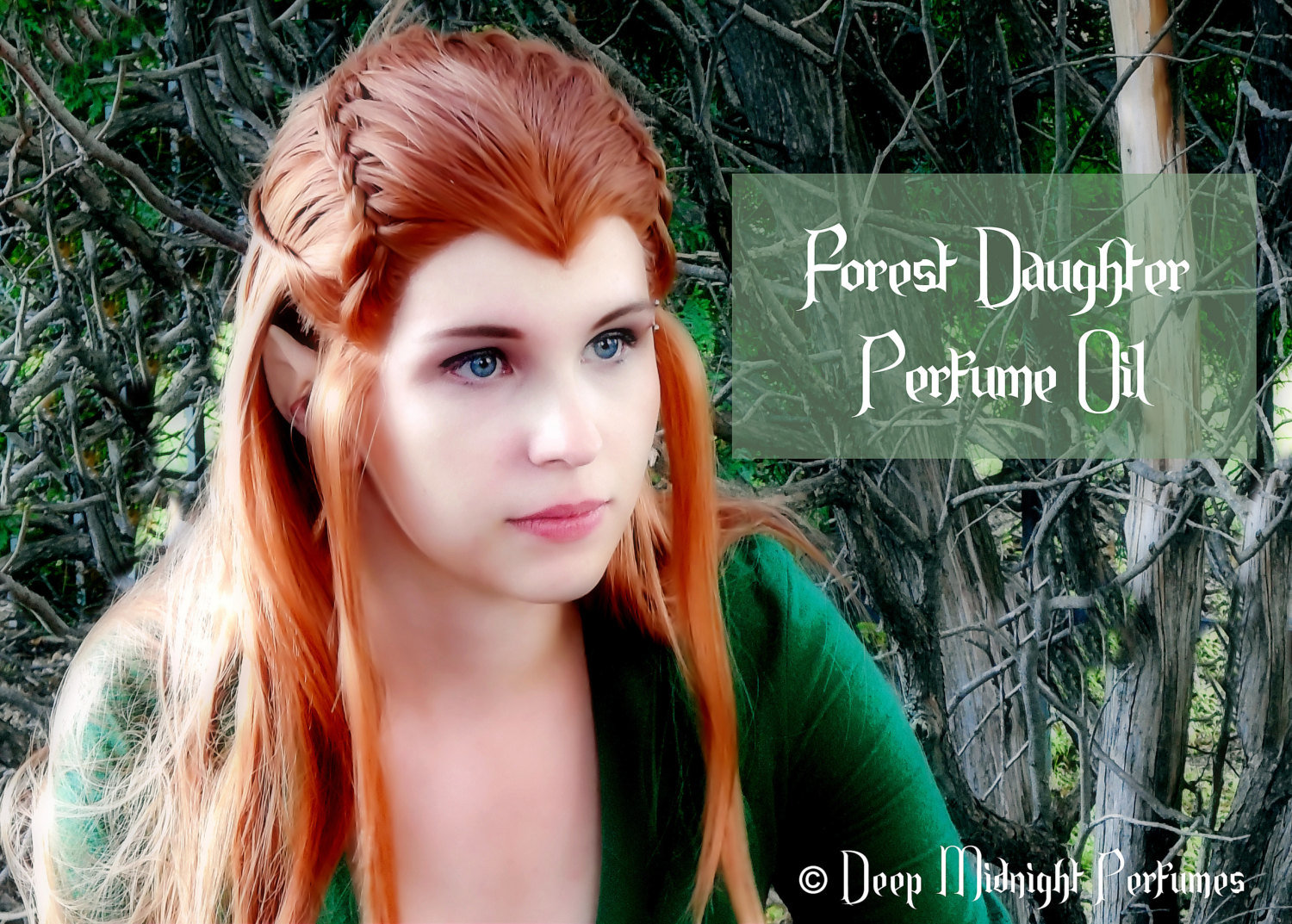 FOREST DAUGHTER Perfume Oil - Inspired by Tauriel - Tulips, Jasmine, Ylang-ylang, Sandalwood, Black Currant, Vetiver, Cocoa  - The Hobbit