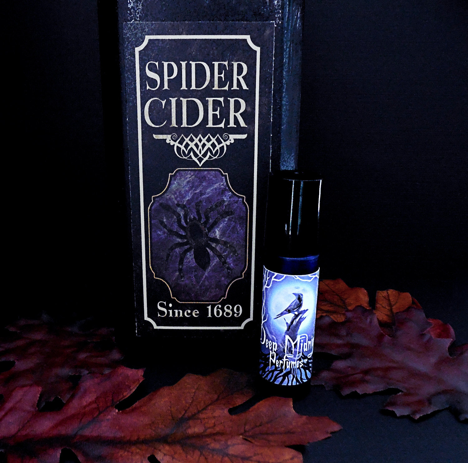 SPIDER CIDER™ Perfume Oil - Fresh Fall Apples, Frankincense, Clove, Cinnamon Bark, Wood - Halloween Perfume - Fall Fragrance