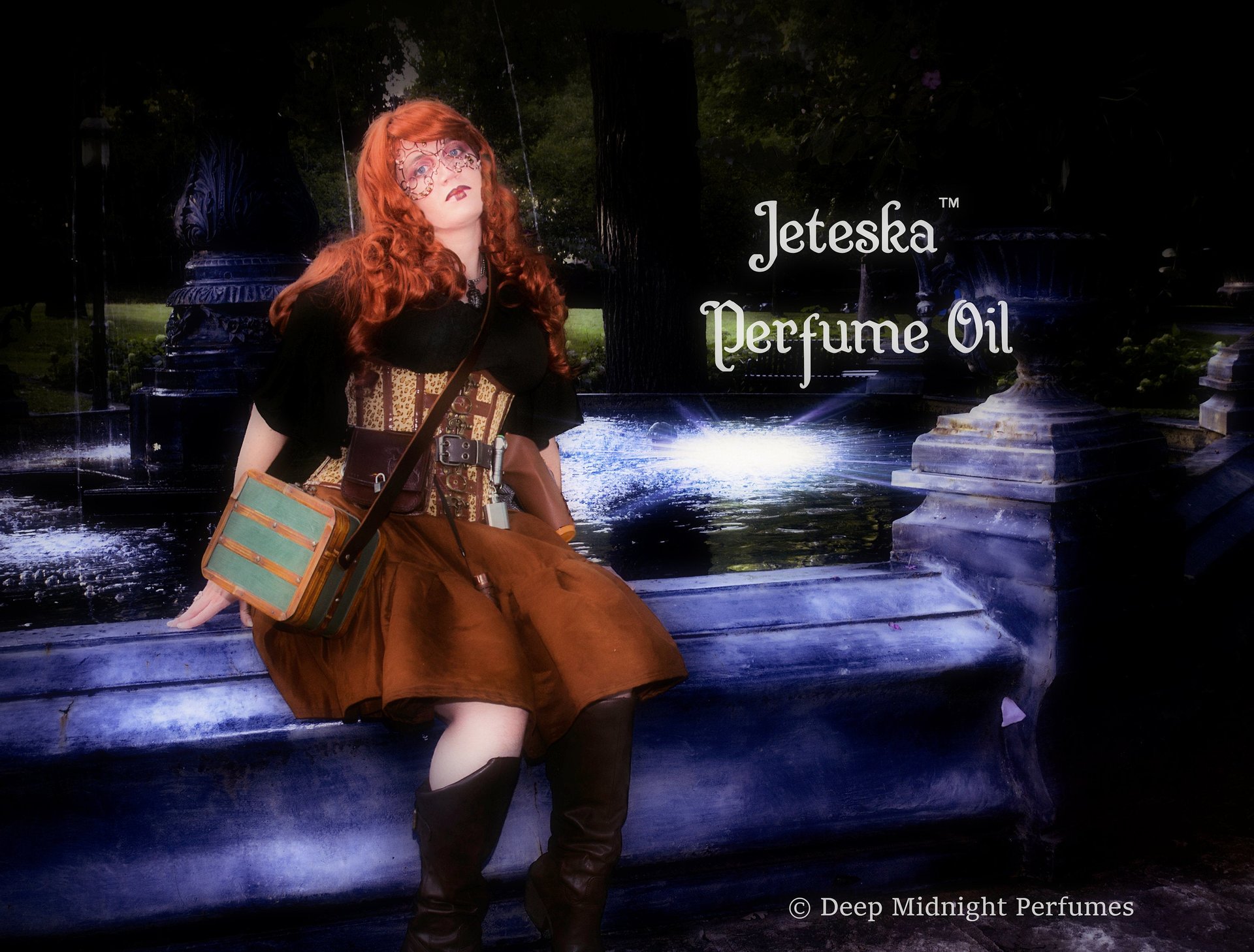 JETESKA™ Perfume Oil - Jasmine, Dragon's Blood, Orchids, Tuberose, Vanilla, Frangipani, Amber, Musk - Fantasy Perfume - Artisan Perfume