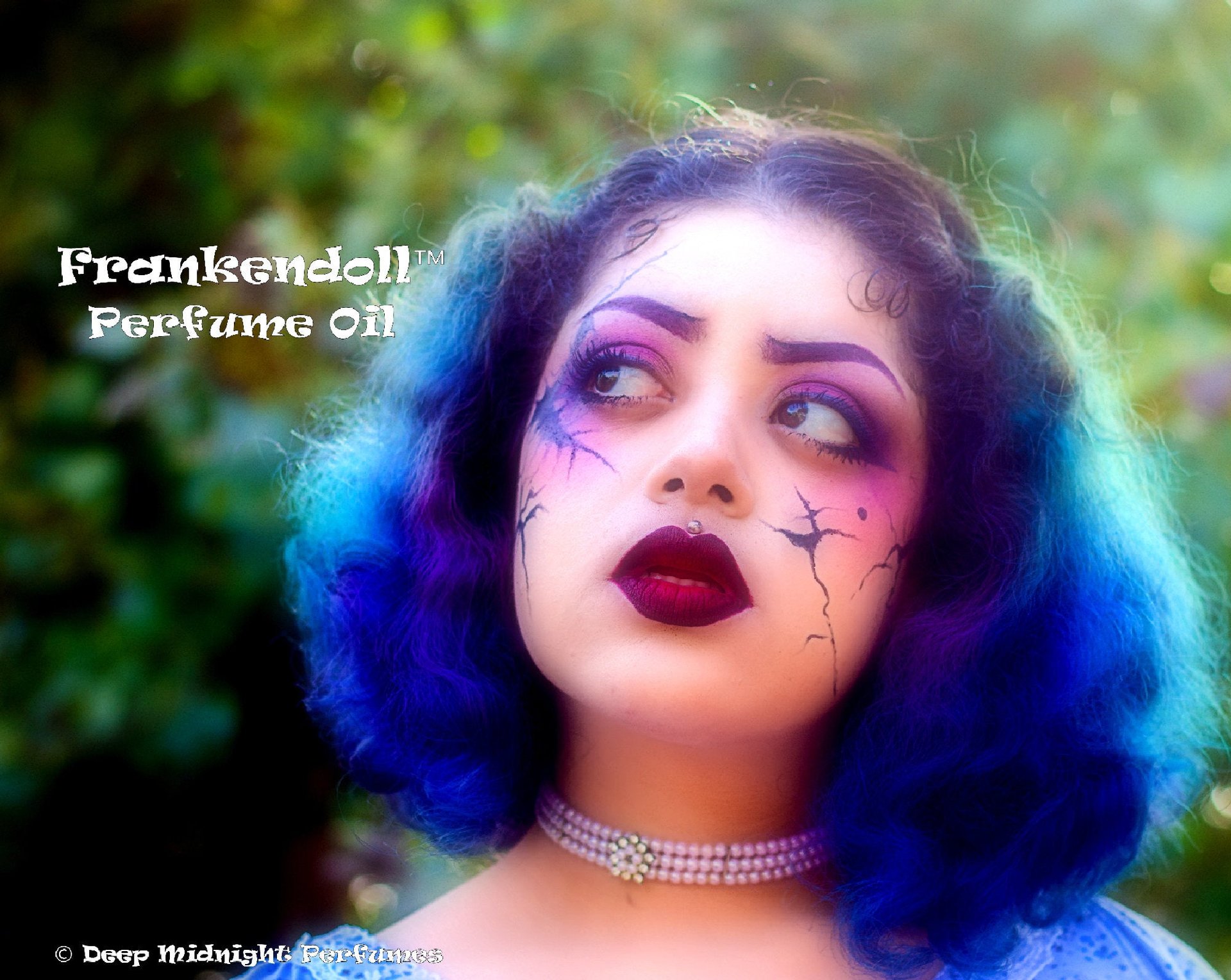 FRANKENDOLL™ Perfume Oil - Pears, Peaches, Oak Wood, Marshmallow, Blackberries, Amber, Chocolate Pudding, Graveyard Soil - Halloween Perfume