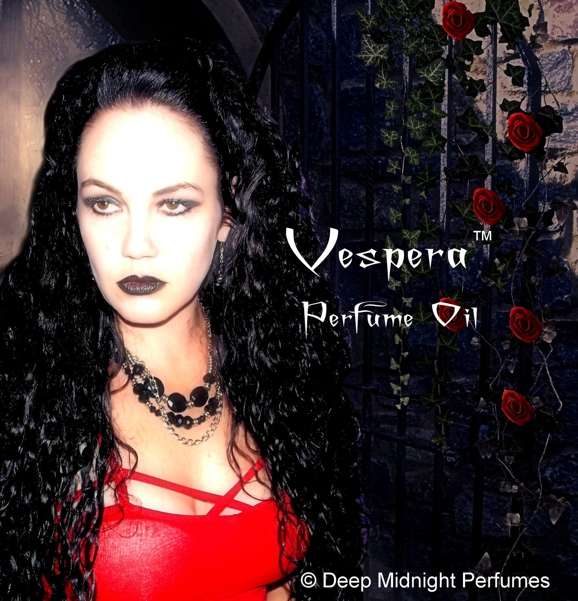 VESPERA™ Perfume Oil - Dark Amber, Jasmine, Damp Soil, Dusty Rose, Dark Woods, Vetiver, Warm Spices