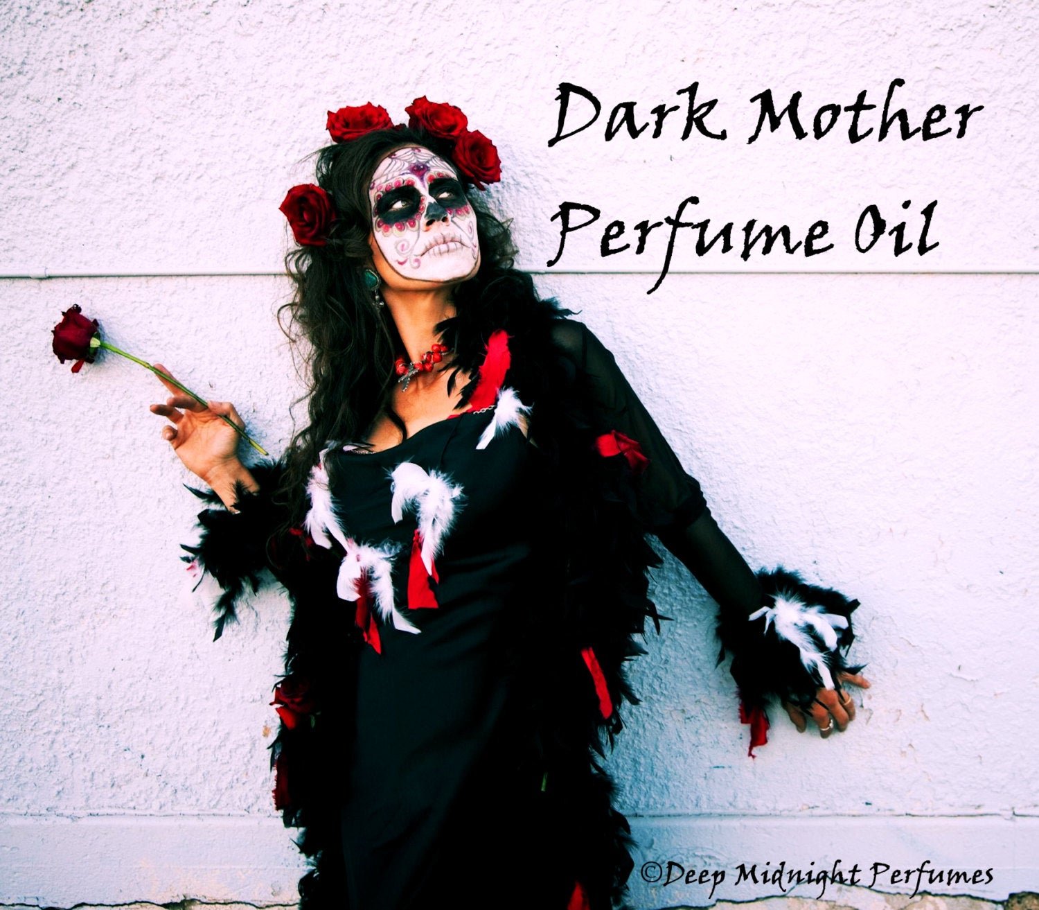 DARK MOTHER™ Perfume Oil - Tobacco, Rum, Vanilla, Musk, Milk - Gothic Perfume Oil - Day of the Dead