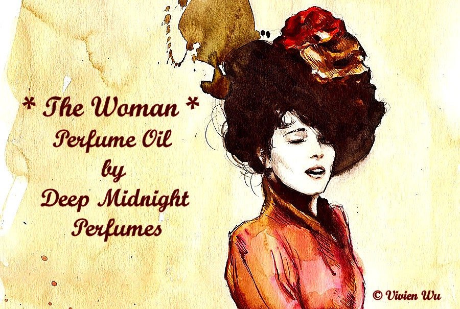 THE WOMAN Perfume Oil - Sherlock Holmes inspired, Mallow Blossom, Jasmine, Honeysuckle, Egyptian Musk, Opium Accord