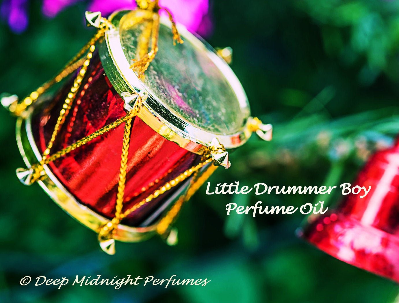 DRUMMER BOY Perfume Oil - Rich Myrrh, Arabian Sandalwood, Frankincense, Cedar, Amber, Pomegranate - Christmas Perfume - Holiday Scent