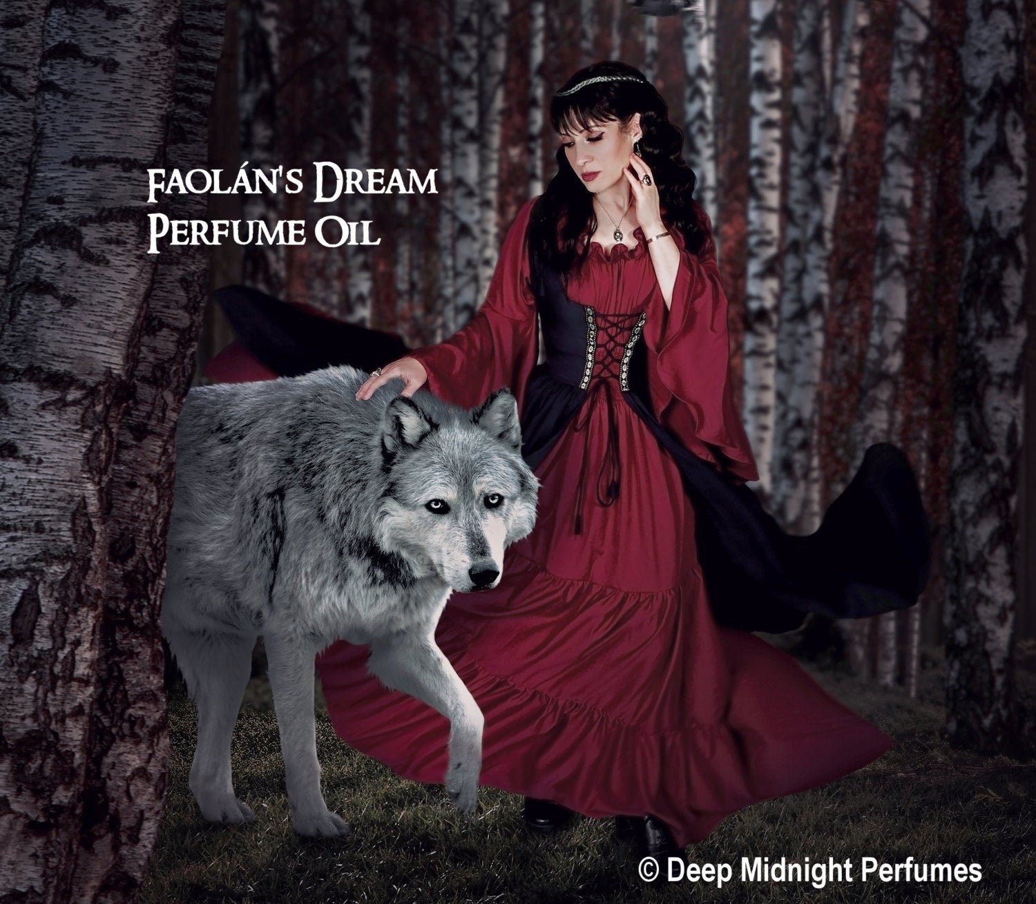 FAOLAN'S DREAM™ Perfume Oil - Apples, Tea Leaves, Vanilla, Bergamot, Spices, Cognac, Pine, Redwood, Ozone, Woods, Florals - Fantasy Perfume