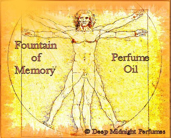 FOUNTAIN OF MEMORY™ Perfume Oil: Incense, Aged Patchouli, Bitter Almonds, Sandalwood, Myrrh, Oud Wood, Jasmine, Ylang-Ylang - DaVinci's Demons