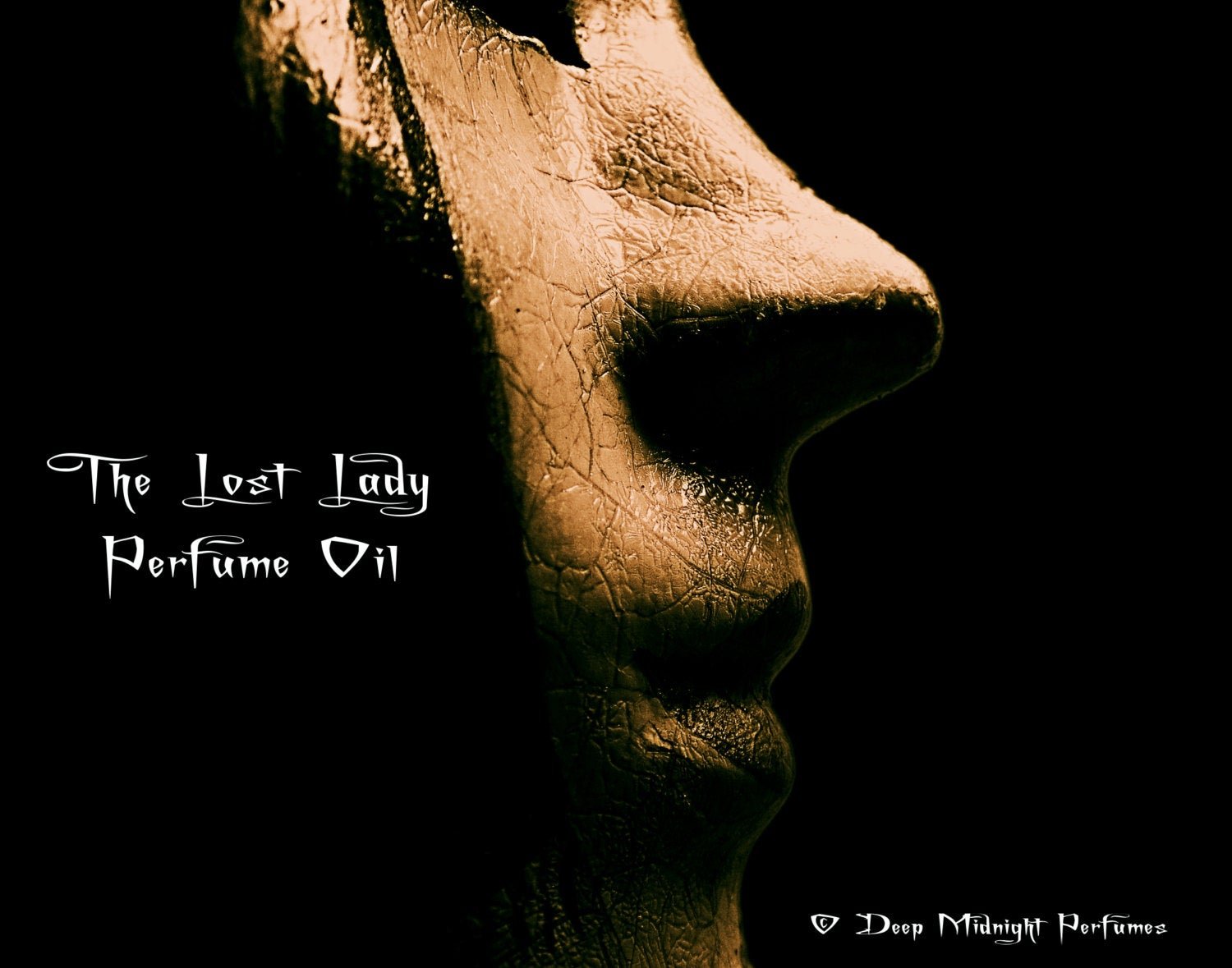 THE LOST LADY™ Perfume Oil -  Rose Petals, Sweet Sandalwood, Vetiver - Gothic Perfume - Victorian Perfume Oil