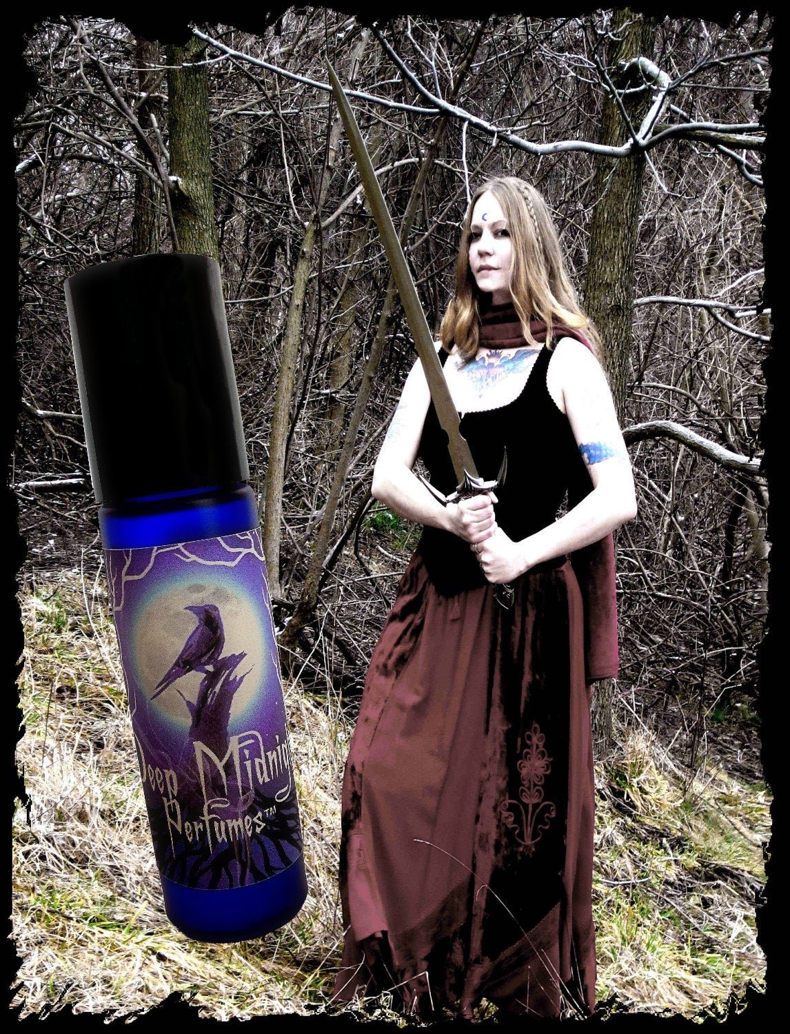 BOUDICA Perfume Oil - Honey mead, highland heather, roasted grains, firewood, leather, fog and forest