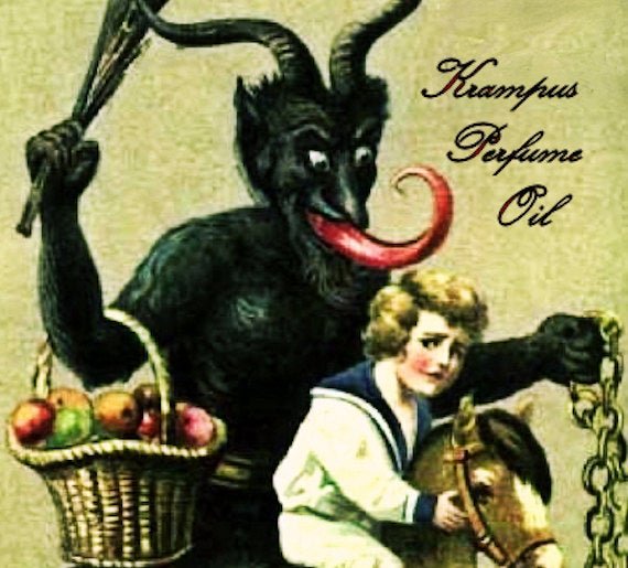 KRAMPUS Perfume Oil - Frankincense, Birch Wood, Clove, Bay Rum, Dark Oak, Black Pepper Christmas Perfume - Winter Fragrance