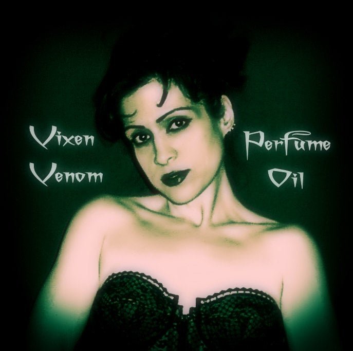VIXEN VENOM™ Perfume Oil - Amber, Vanilla, Patchouli - Vampire Perfume - Featured in the Throw A True Blood Party Book