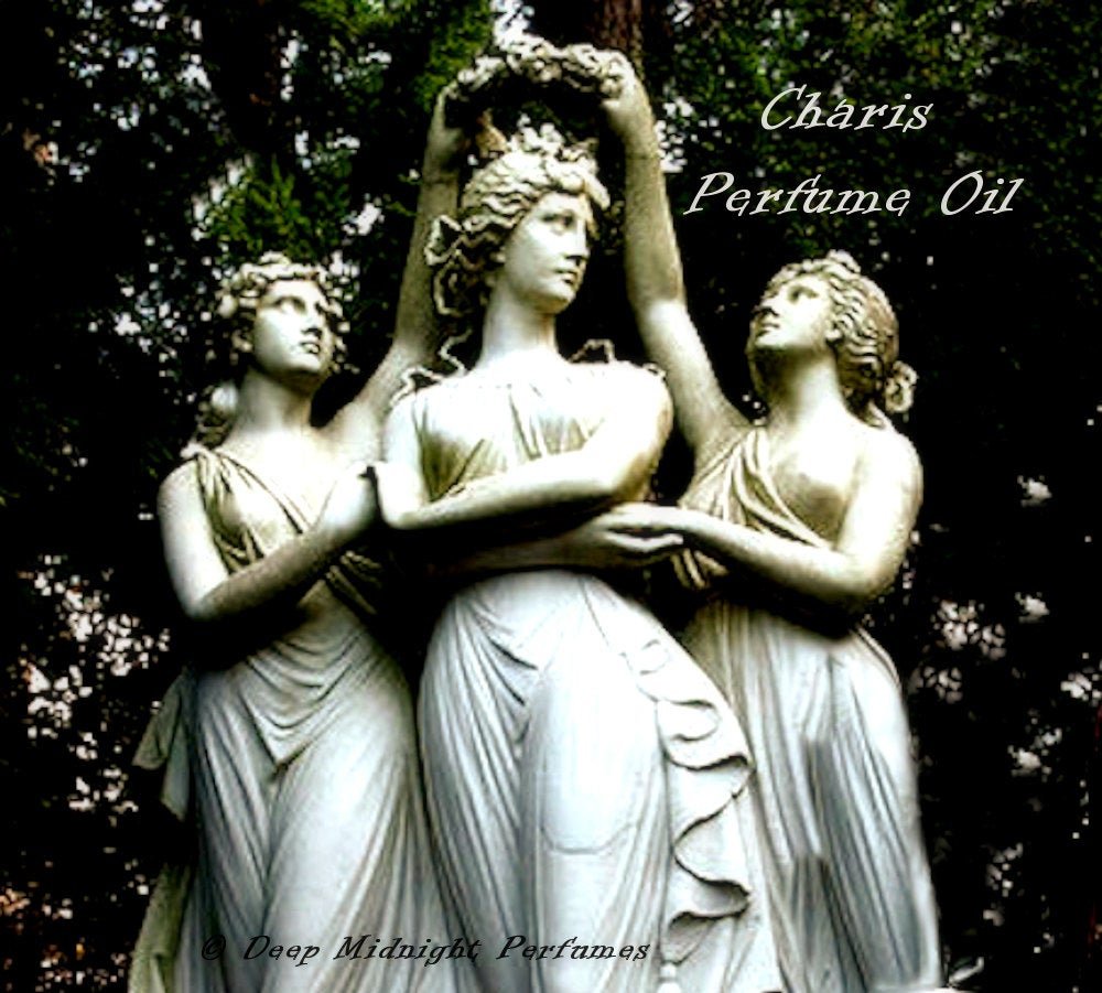 CHARIS™ Perfume Oil - Arabian Sandalwood, Vanilla Bean, Musk - Goddess Perfume - Three Graces