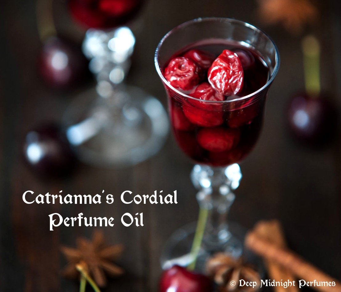 CATRIANNA'S CORDIAL™ Perfume Oil - Pomegranate Liqueur, Currants, Caramel, Pistachio, Spice, Amber, Musk - Chrismas Perfume- Holiday Scent