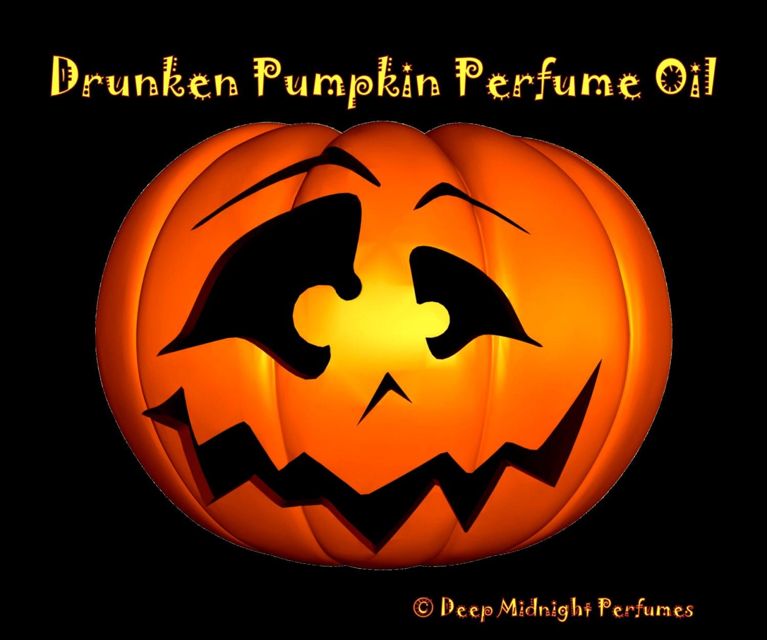 DRUNKEN PUMPKIN™ Perfume Oil - Pumpkin, Cinnamon, Clove, Rum, Deep Dark Resins, Black Amber, Cream - Halloween Perfume - Fall Fragrance