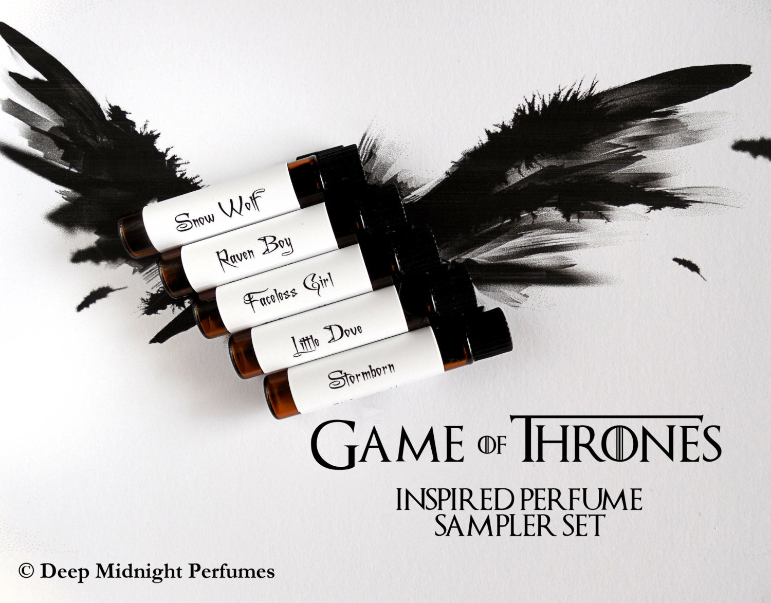 Game of Thrones inspired Perfume Sampler Set - Perfume Samples - Fantasy Perfume