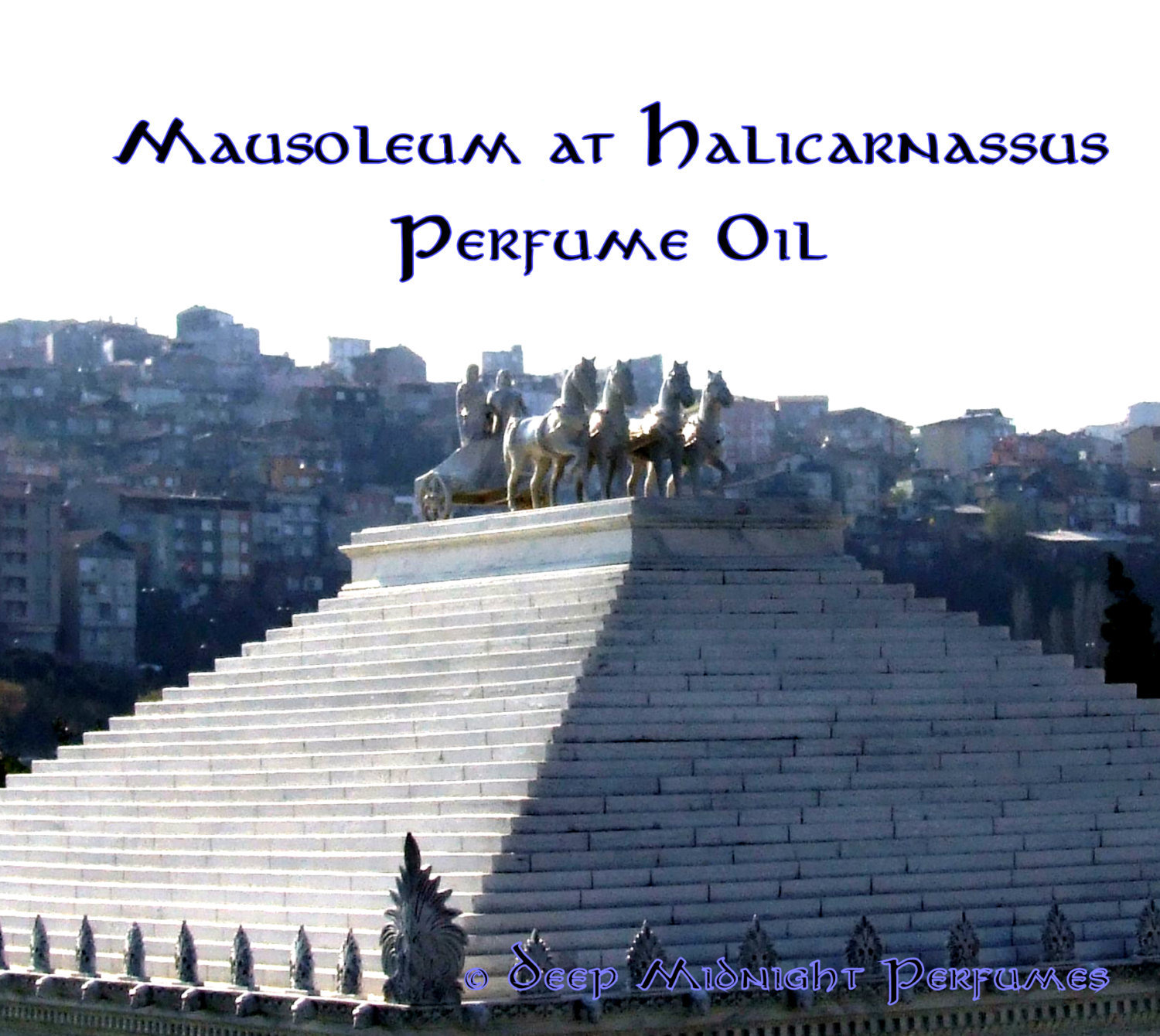 Mausoleum at Halicarnassus™ Perfume Oil - Neroli Attar, Champaka, Narcissus, Vanilla Bean - Ancient Perfume - Seven Wonders™ Perfume Collection