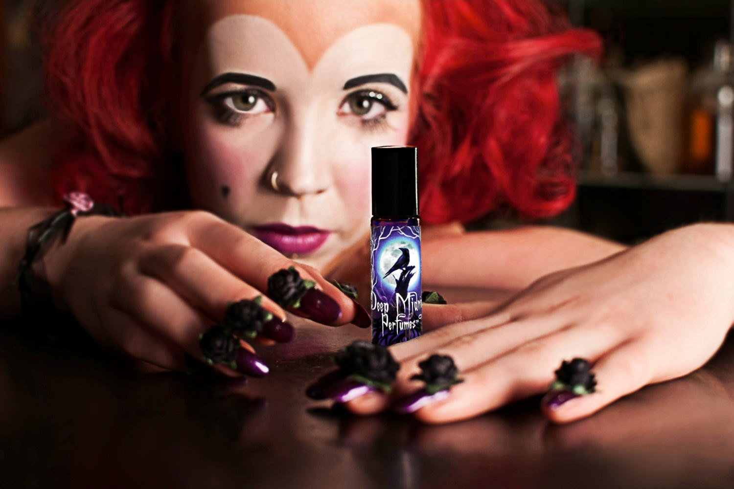 Lilith Dreaming™ Perfume Oil - Champaka Blossoms, Teakwood, Poppies, Pink Peppercorn, Vanilla, Patchouli - Supernatural