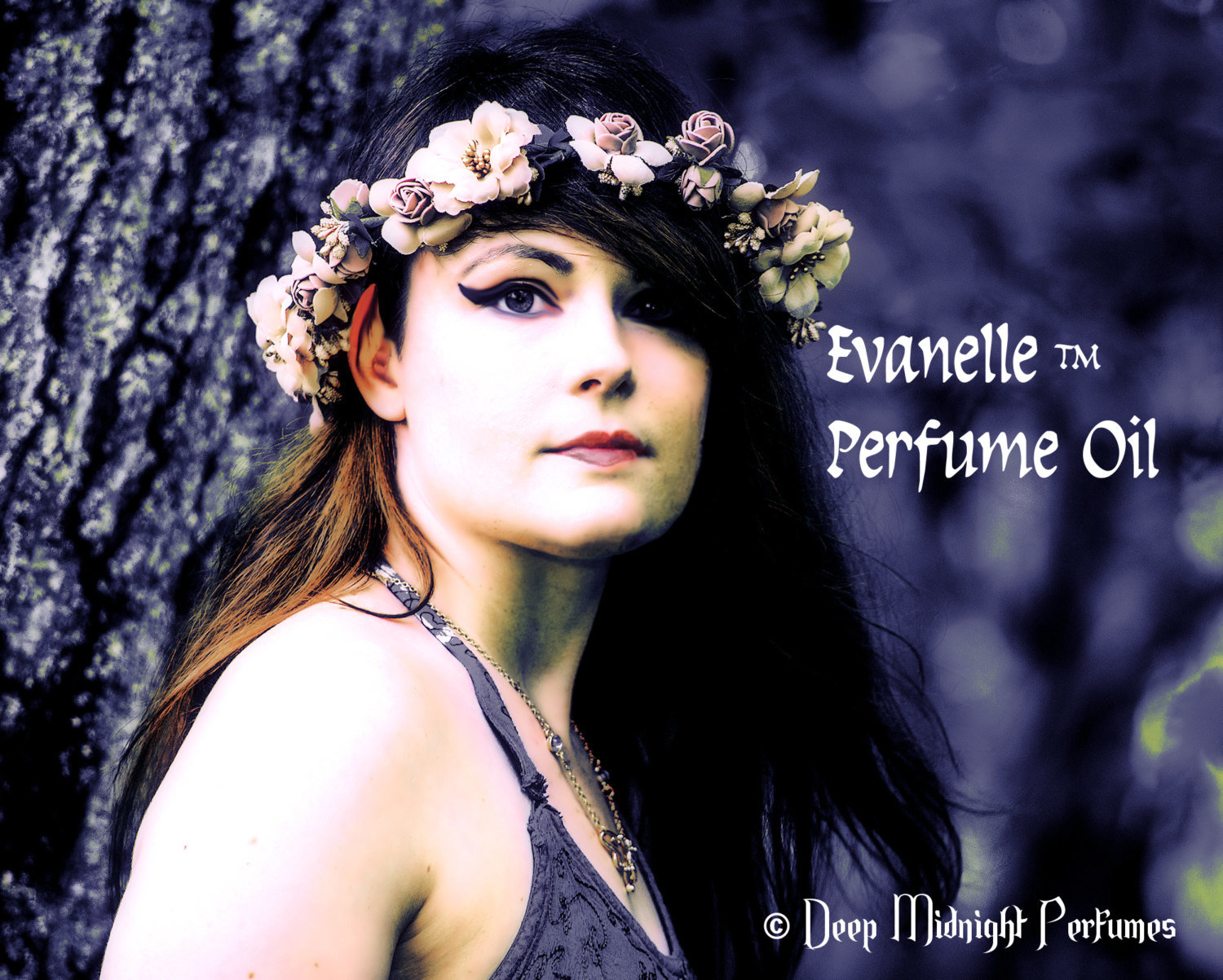 EVANELLE™ Perfume Oil - Chrysanthemums, Summer Dew, Cherry Blossoms, Vanilla, White Musk - Realms of the Fae Folk™ Perfume Series