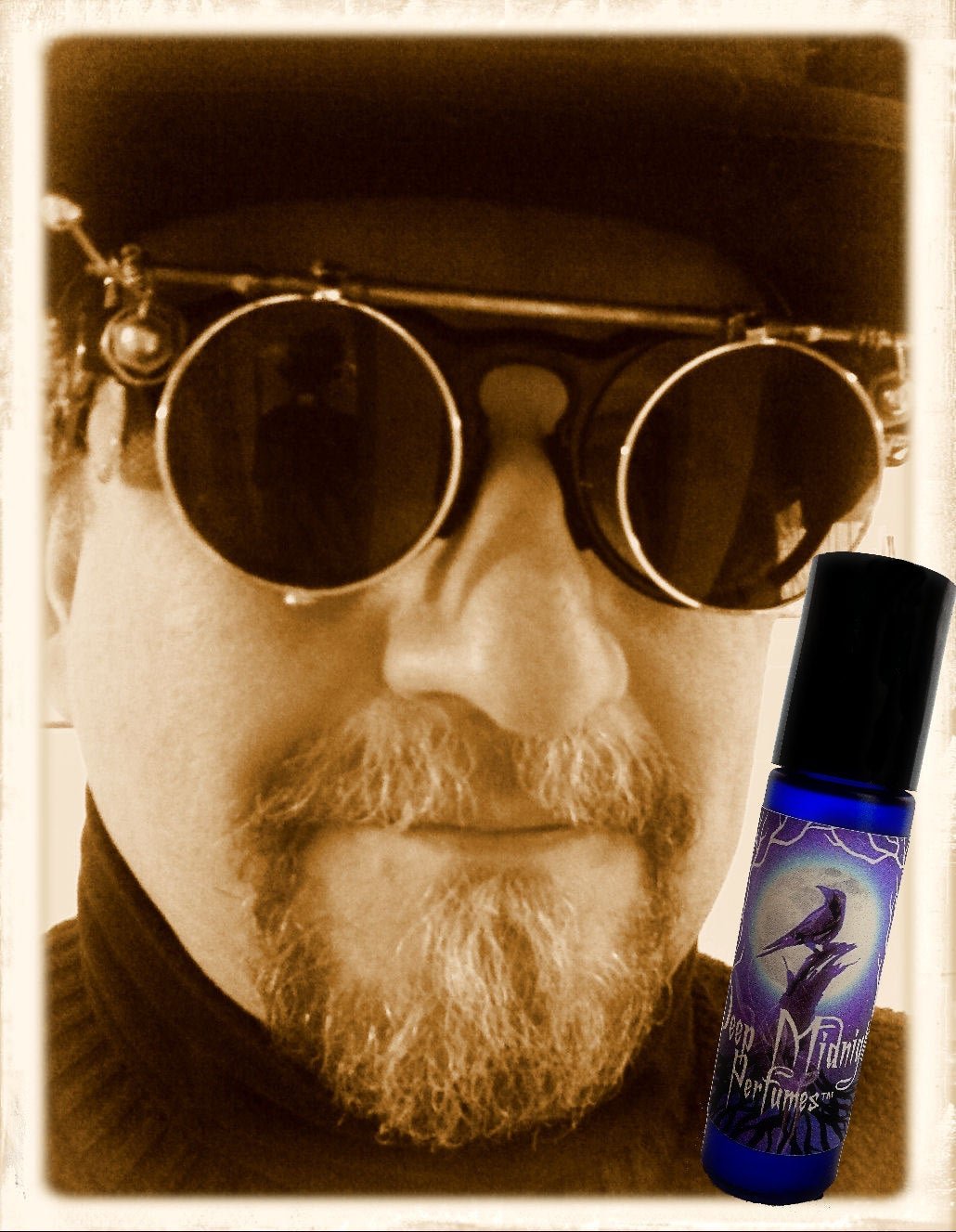 DR. NAUTILUS™ Perfume Oil: Nag Champa, Dragon's Blood, Patchouli, Fresh Ocean Air - Steampunk Perfume