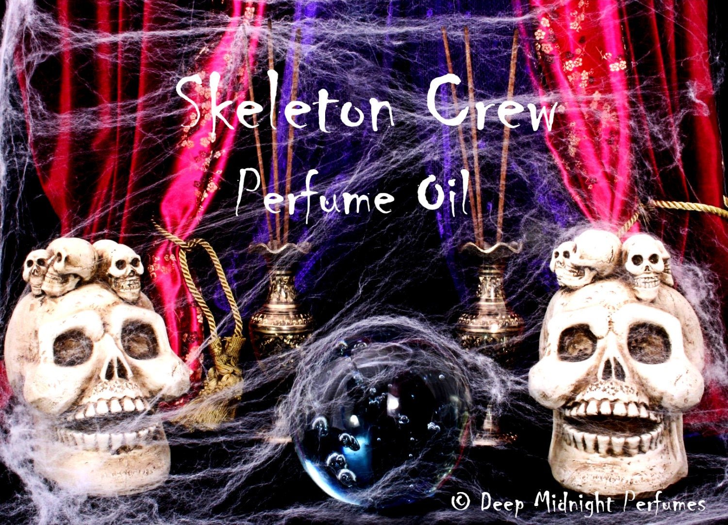 SKELETON CREW™ Perfume Oil - Popcorn, Butter, Roasted Marshmallows, Sugar, Dried Leaves, Amber, Charred Wood, Halloween Perfume - Fall Perfume