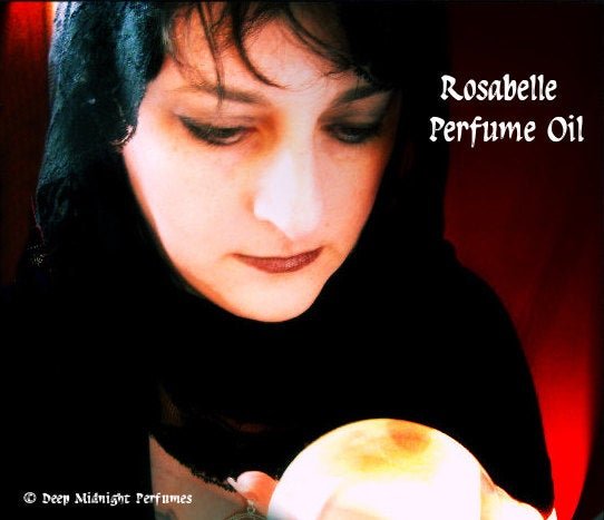 ROSABELLE™ Perfume Oil - Red Roses, Musk, Egyptian Sandalwood - Victorian Perfume - Gothic Perfume Oil