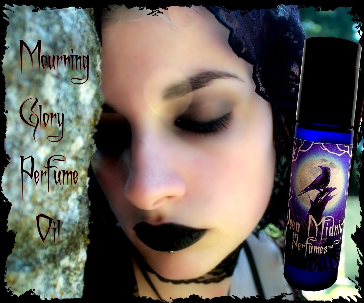 MOURNING GLORY™ Perfume Oil - Funeral Lilies, Vetiver, Woods, Wet Soil, Rain - Gothic Perfume - Victorian Mourning Perfume